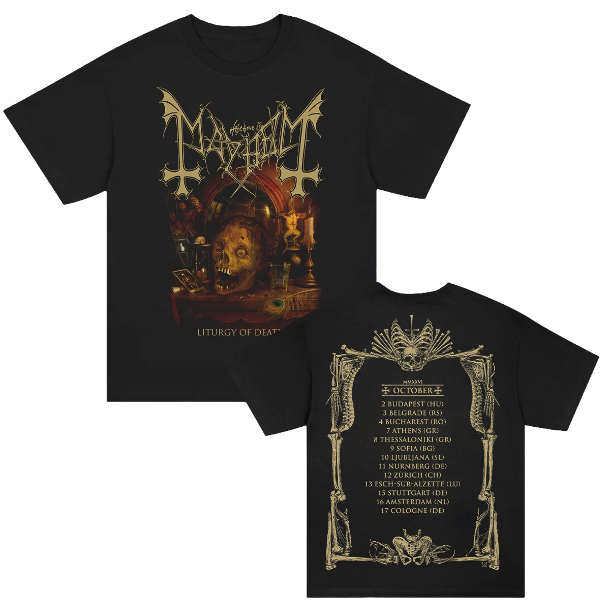 Liturgy Of Death Tour Ts