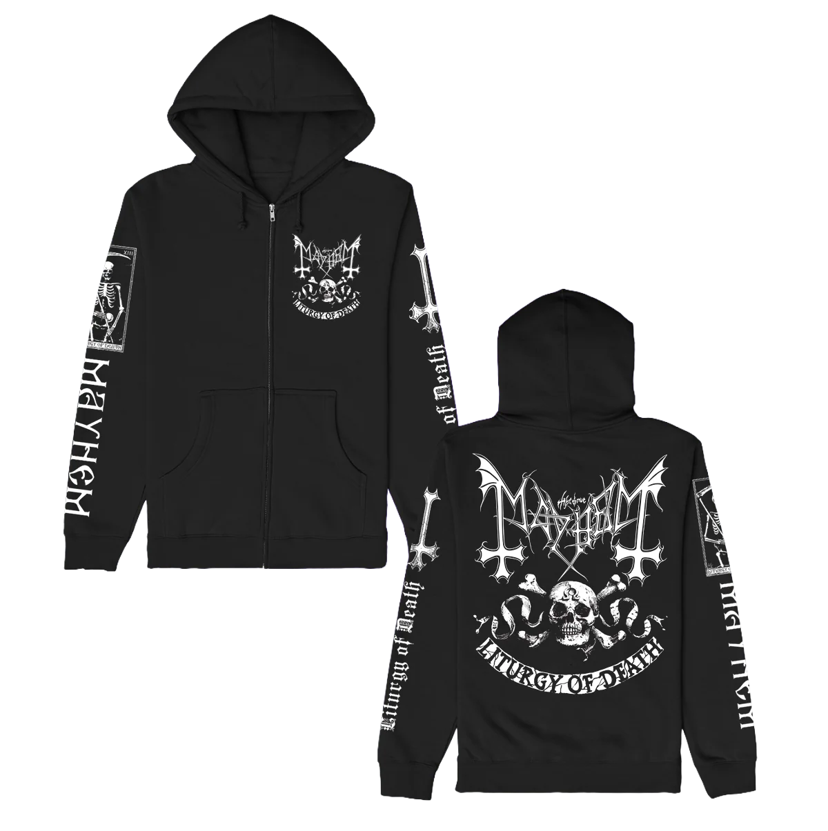 Liturgy of Death Zip hoodie